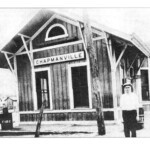 Lon McComas at old C&0 Railroad Depot in Chapmanville