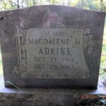 Magdalene M. Adkins (1914-1963) courtesy of Diane Vinson Childers. Magdalene M. Adkins (1914-1963)