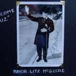 1952 Logan Centennial Celebration photo by Don Freeman. Mayor, Litz McGuire. Mayor, Litz McGuire, Logan Centennial Celebration 1952