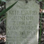 Cemetery at Crooked Creek Millard Junior Zirkle