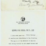 Mother's Day Greeting 1943 Mother's Day Greeting 1943