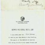 Mother's Day Greeting 1943 Mother's Day Greeting 1943