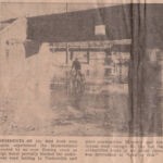 Flooding at Mud Fork - The Logan Banner, Thursday, February 10, 1966. Dale Evans said, "I think that's me." Clipping courtesy of Herb Harvey. 1966 Flooding at the Mud Fork Underpass