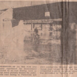 Flooding at Mud Fork - The Logan Banner, Thursday, February 10, 1966. Dale Evans said, "I think that's me." Clipping courtesy of Herb Harvey. 1966 Flooding at the Mud Fork Underpass