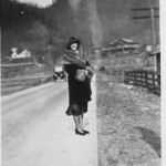 Nell Taylor - Monitor Club House in background Nell Taylor - Monitor Club House in background