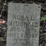 Nora McDonald Cemetery at Crooked Creek Nora McDonald