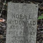 Nora McDonald Cemetery at Crooked Creek Nora McDonald