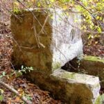 Old barbecue pit built before the park opened. Courtesy of Ralph McNeely. Old barbecue pit at the Park