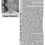 Oscar (Auk) Samson obit