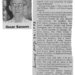 Oscar (Auk) Samson obit