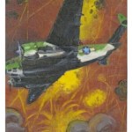 Painting by Waldo Ryan while stationed in Hawaii during WWII