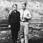 Paul Tarkany and Joe Augustine in 1930 at Monaville Ball Park. Courtesy of Bob Piros. Paul Tarkany and Joe Augustine