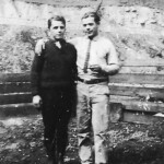 Paul Tarkany and Joe Augustine in 1930 at Monaville Ball Park. Courtesy of Bob Piros. Paul Tarkany and Joe Augustine