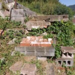 Steps up to the McDonald Cemetery at Peach Creek. Courtesy of Diane Vinson Childers. Steps up to the McDonald Cemetery (3)
