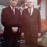Rev H H Harrison & Fred Hutchinson 1992 Taken in front of the Church. Rev. H. H. Harrison served as Assistant Superintendent (perhaps Superintendent) of the WV District of the Pilgrim Holiness Church. Rev H H Harrison & Fred Hutchinson 1992 Taken in front of the Church. Rev. H. H. Harrison served as Assistant Superintendent (perhaps Superintendent) of the WV District of the Pilgrim Holiness Church.