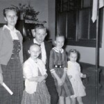 Rev John E Nester and family - Mae Nester, John Nester, Mary Nester (front of John) Carolyn Nester, Debbie Nester Rev John E Nester and family - Mae Nester, John Nester, Mary Nester (front of John) Carolyn Nester, Debbie Nester