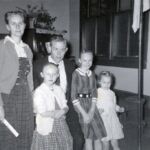 Rev John E Nester and family - Mae Nester, John Nester, Mary Nester (front of John) Carolyn Nester, Debbie Nester Rev John E Nester and family - Mae Nester, John Nester, Mary Nester (front of John) Carolyn Nester, Debbie Nester