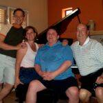 Robert McCormack, Jarae Taylorl, Gerald Taylor and John Taylor taken at the home of Robert McCormack in Palm Springs, CA. Robert McCormack, Jarae Taylorl, Gerald Taylor and John Taylor taken at the home of Robert McCormack in Palm Springs, CA.