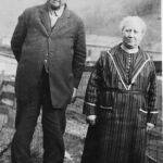 Scott Taylor and Alice Taylor in their yard at Monitor, WV in 1926. Scott Taylor and Alice Taylor in their yard at Monitor, WV in 1926.