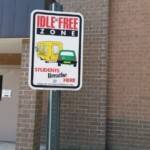 Sign at the Logan Middle School on the Island courtesy of Robert Piros. Logan Middle School Sign on the Island