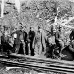 Sylvestor Jones with other miners Sylvestor Jones with other miners