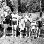 Taylor Family outing at Gilbert,WV Johnny Jones, Clovis McCormack with Lula Taylor behind, Elizabeth Seplocha Taylor behind Virginia Taylor, behind Jack Ursel Taylor, Mildred Taylor in front of Clyde Taylor, Bobby Wendell, Ray Wendell. Elizabeth Taylor Jones probably took the picture. Taylor Family outing at Gilbert,WV Johnny Jones, Clovis McCormack with Lula Taylor behind, Elizabeth Seplocha Taylor behind Virginia Taylor, behind Jack Ursel Taylor, Mildred Taylor in front of Clyde Taylor, Bobby Wendell, Ray Wendell. Elizabeth Taylor Jones probably took the picture.