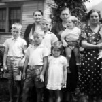 Taylor Family visit to Switzer, WV. Bobby Wendell, Mrs. Adkins behind Ray Wendell and Doreen Taylor, Elizabeth Seplocha Taylor holding Billy Taylor and Lula Taylor holding Lois Taylor. The Wendell boys are the step chldren of Jess Ursel Taylor Senior Taylor Family visit to Switzer, WV. Bobby Wendell, Mrs. Adkins behind Ray Wendell and Doreen Taylor, Elizabeth Seplocha Taylor holding Billy Taylor and Lula Taylor holding Lois Taylor. The Wendell boys are the step chldren of Jess Ursel Taylor Senior
