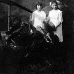 Virginia Hatfield and Leona Brown of Monitor taken in 1920. They were best friends and Virginia would later teach Leona's daughter, Gloria, at Yuma School across the creek. They would walk to school together. Virginia Hatfield and Leona Brown of Monitor taken in 1920. They were best friends and Virginia would later teach Leona's daughter, Gloria, at Yuma School across the creek. They would walk to school together.