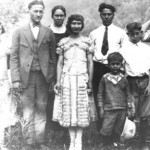 Virginia Taylor (center), Elizabeth Taylor (second to left of Virginia), Joe Hatfield and Monitor friends taken in 1925. Virginia Taylor (center), Elizabeth Taylor (second to left of Virginia), Joe Hatfield and Monitor friends taken in 1925.
