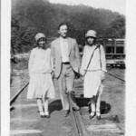 Virginia Taylor, Joe Hatfield and Elizabeth July 4, 1927 Virginia Taylor, Joe Hatfield and Elizabeth July 4, 1927