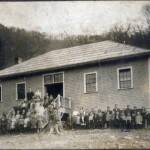 Whitman Grade School circa 1912 courtesy of Helen (Tarkany) Piros (Nov. 16, 1912 - Dec. 8, 2006). The photo was given to her parents Gabor & Susan Tarkany. The ink mark under the two boys ID her two brothers, Paul & Steve Tarkany born in 1905 at Pocahontas VA. Image Ref. 112421. Whitman Grade School