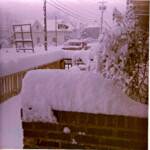 Winter Snow 1970 - Edward Atkins home in background Winter Snow 1970 - Edward Atkins home in background