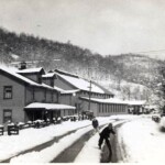 Sharples, WV - the big building on the left is the YMCA. <br />Courtesy of Emmett Ray Adkins. YMCA, Sharples, WV