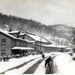 Sharples, WV - the big building on the left is the YMCA. <br />Courtesy of Emmett Ray Adkins. YMCA, Sharples, WV