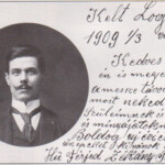 Alex Zekany never lost touch with his Hungarian homeland, according to his granddaughter. This 1909 postcard featuring his portrait sends New Year wishes home. Alex Zekany, Henlawson, Logan County, WV