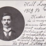 Alex Zekany never lost touch with his Hungarian homeland, according to his granddaughter. This 1909 postcard featuring his portrait sends New Year wishes home. Alex Zekany, Henlawson, Logan County, WV