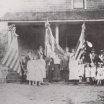 Like many new Americans, the Zekanys kept up their old-country connections. Alex and Elizabeth are shown at the center of the photo of a Hungarian lodge celebration, with their daughters among the little girls to Elizabeth's left. The Zekany Family of Henlawson, WV