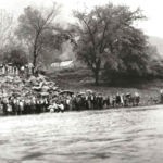 Babtizing at Earling, WV courtey of John Paul Curry. Earling, WV