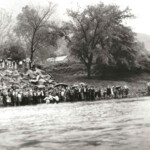 Babtizing at Earling, WV courtey of John Paul Curry. Earling, WV