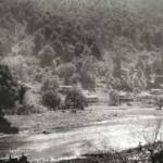 Building a bridge at Earling courtesy of John Paul Curry. Earling, WV