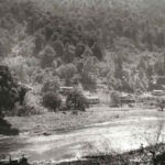 Building a bridge at Earling courtesy of John Paul Curry. Earling, WV