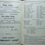 Brochure - 1962 Logan County Fair at Henlawson courtesy of Ralph Mcneely. 1962 Logan County, WV Fair