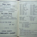 Brochure - 1962 Logan County Fair at Henlawson courtesy of Ralph Mcneely. 1962 Logan County, WV Fair