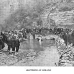 Baptising at Lorado courtesy of Paula Solar. Image 315. Photo of a baptizing at Lorado,, Logan County, WV