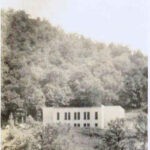Original Sharples High School - date unknown courtesy of Tom Gayhart. Old Sharples High School, Logan County, West Virginia.