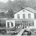 Spruce Bend Coal Company Office and Store. Before it was Sharples it was Spruce Bend. Courtesy of Debbie Lee Thompson. Image 716. Spruce Bend Coal Company Office and Store, Spruce Bend, Logan County, WV