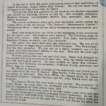 1936 LHS Class History. Image 1936-2. 1936 Logan High School Yearbook - Class History Page, Logan, WV