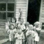 Kids at Mud Fork Store - courtesy of Paula Solar. If you can identify any of the kids, please leave a comment. Some may be (??) Jackie Swetnam, Billy Joe Brumfield, and Carol Sue Brumfield. Photos of kids at Mud Fork store in Logan County, WV.