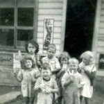 Kids at Mud Fork Store - courtesy of Paula Solar. If you can identify any of the kids, please leave a comment. Some may be (??) Jackie Swetnam, Billy Joe Brumfield, and Carol Sue Brumfield. Photos of kids at Mud Fork store in Logan County, WV.