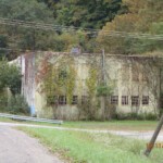 Photo of the old Buffalo High School in Accoville on Buffalo Creek, Logan County, WV